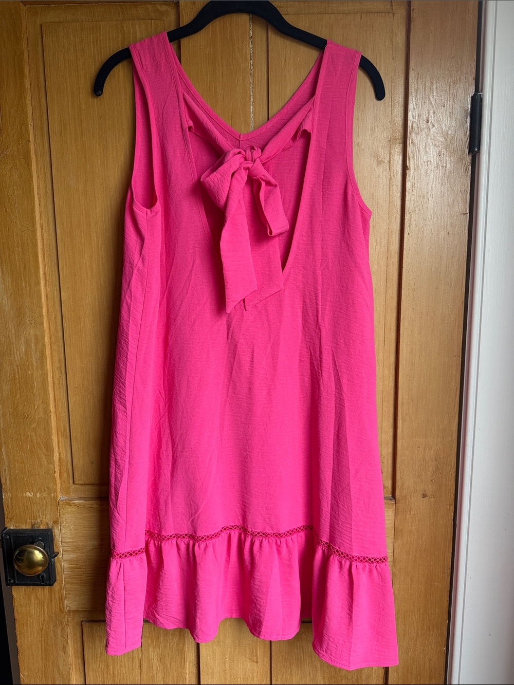 NWT pretty in Pink sundress with bow tie back